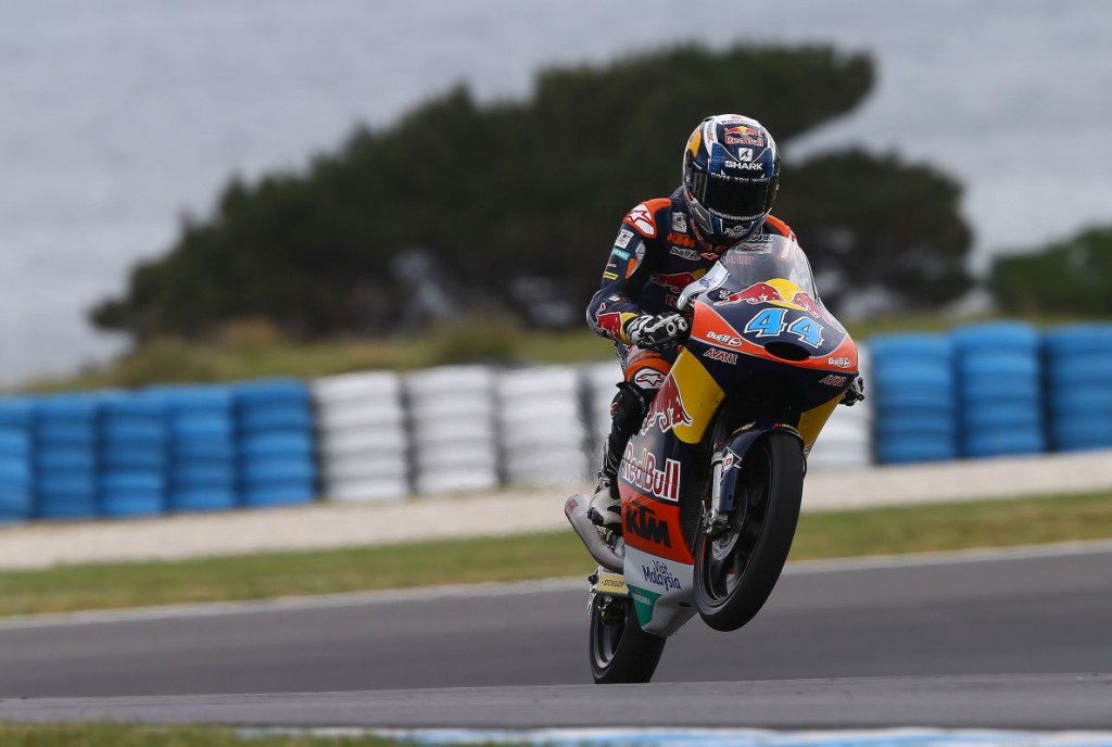 Miguel Oliveira gagne et et retarde l'échéance de Danny Kent. Rendez-vous à Sepang. (Photo : Ajo)