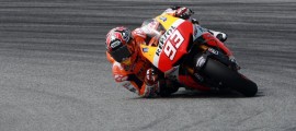 Marc Marquez et son style si particulier.