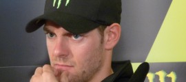 Cal Crutchlow lors de la conférence de presse du GP de France 2013. Son visage grave confirmait déjà les rumeurs qui couraient dans le paddock.