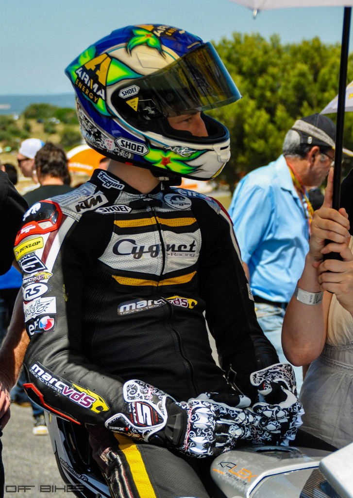 Jules Danilo lors de la manche FSBK sur le circuit de Lédenon.  (Photo : ©OffBikes)