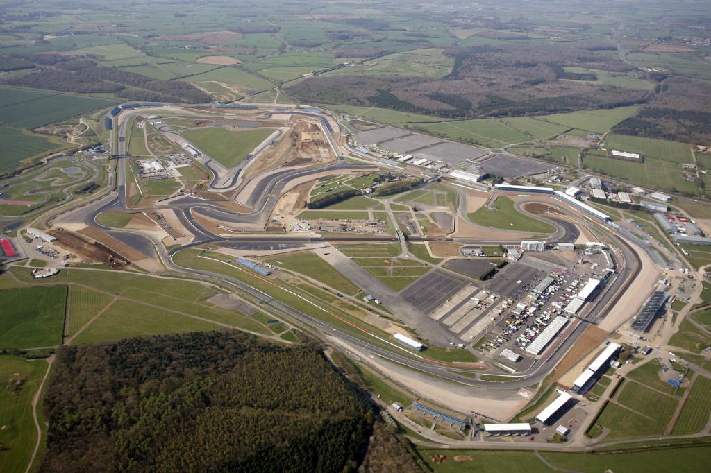 Vue Aérienne du circuit de Silverstonne