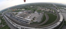 Vue aérienne de l'International Speedway à Indianapolis