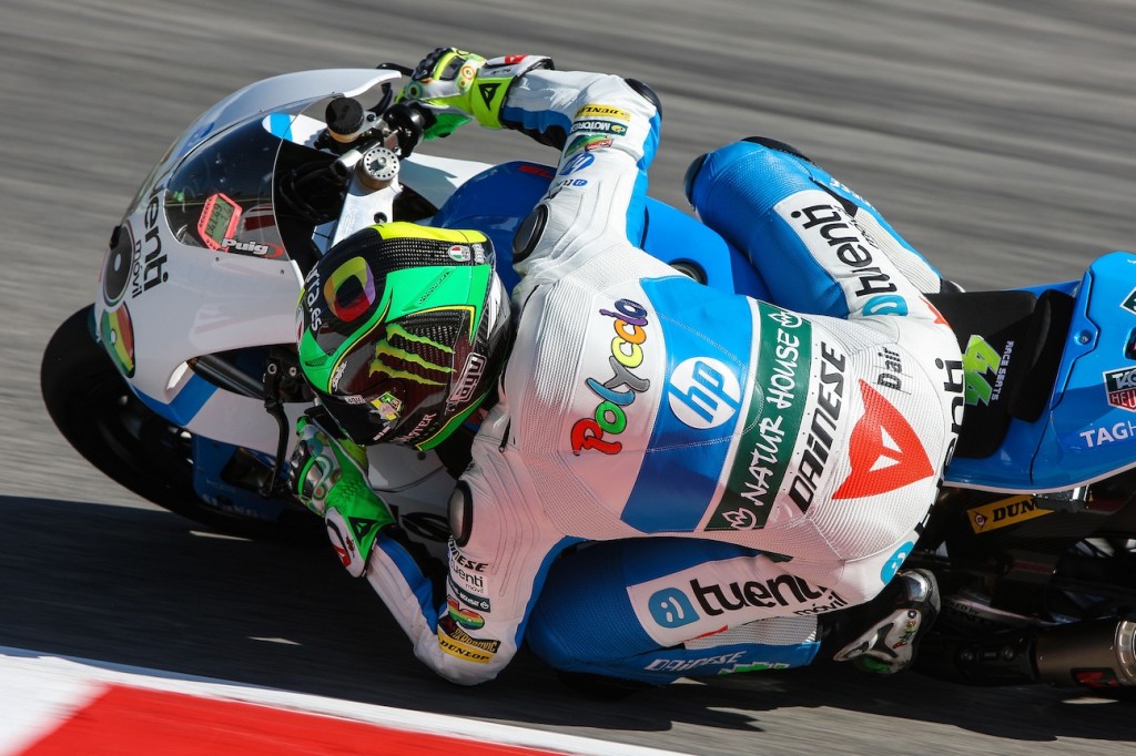 Pol Espargaro, incisif depuis vendredi, arrache la pole position dans le tout dernier tour ce samedi. Une 4ème pole position cette saison. (Photo : Pons)