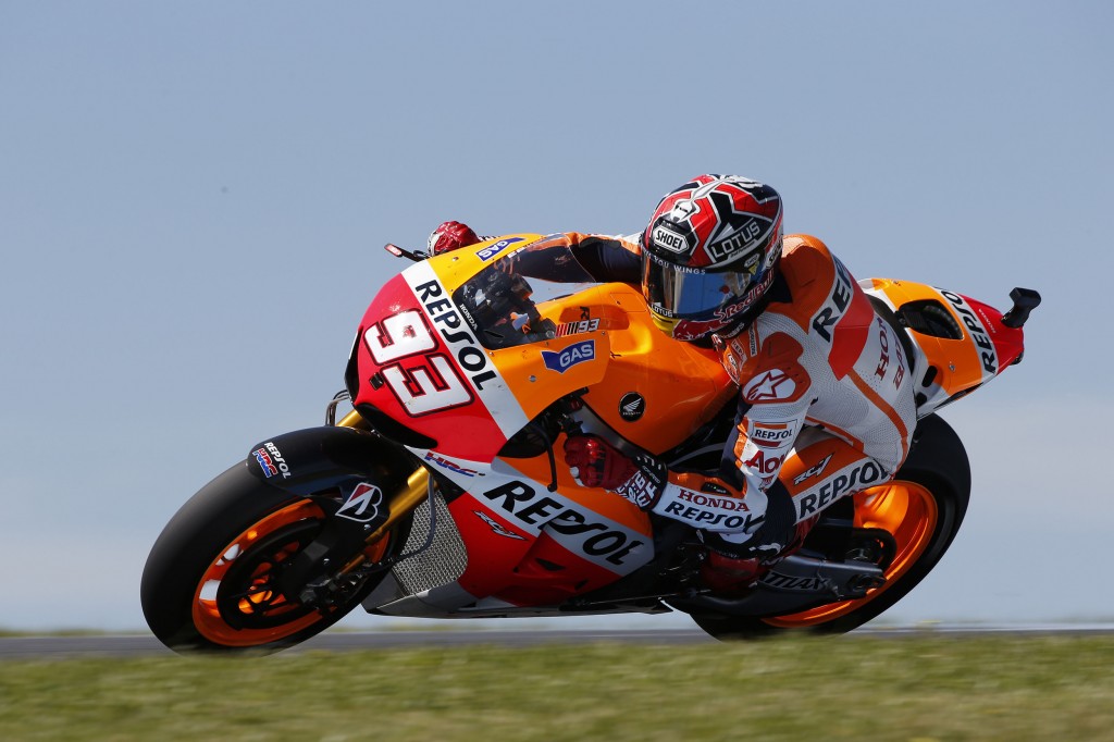 Marc Marquez disqualifié durant la course. Sera-t-il aussi pénalisé à Motegi ? (Photo : Honda Repsol)