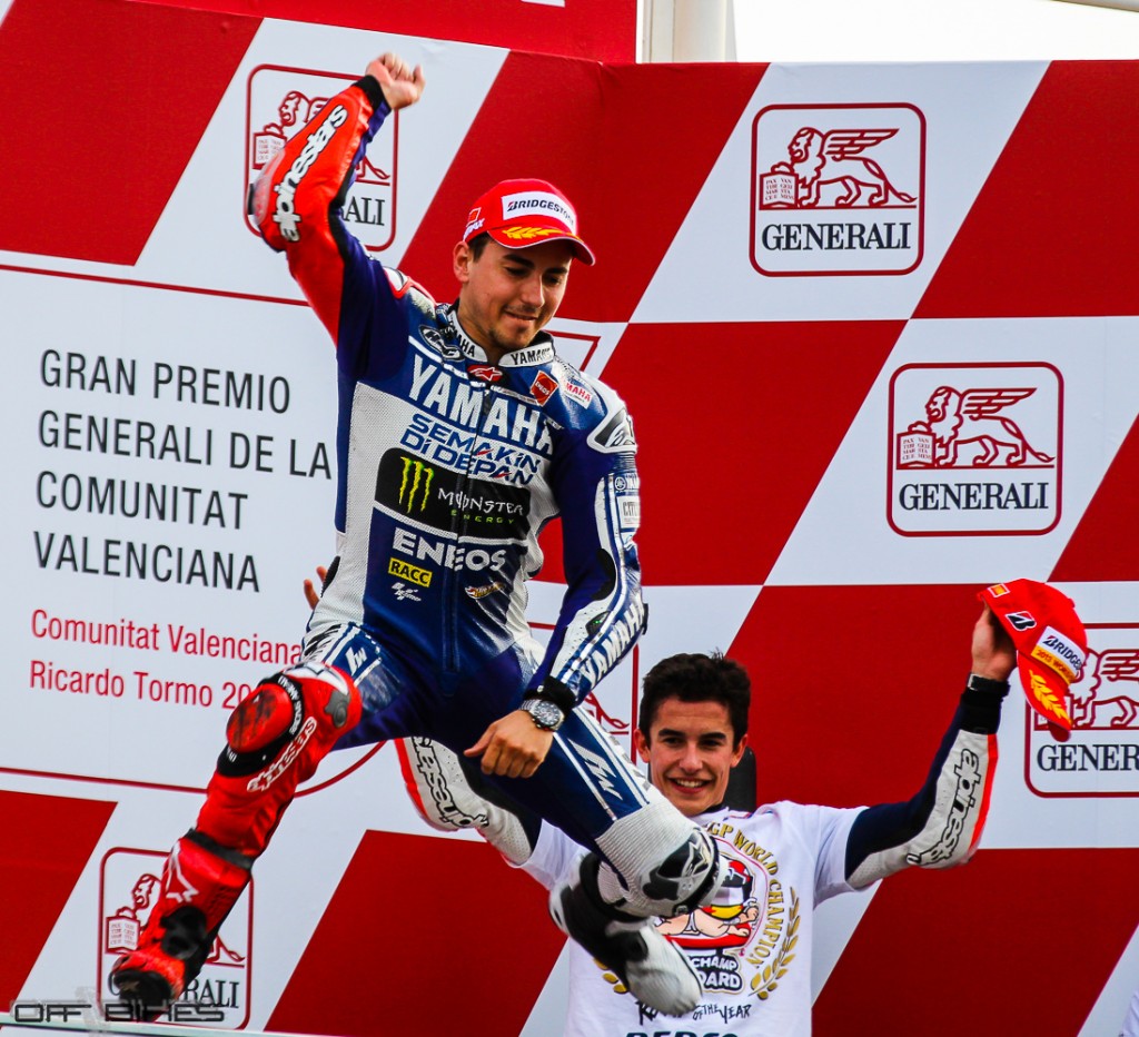 Jorge Lorenzo : 8 victoires cette saison. (Photo: Thomas/OffBikes)