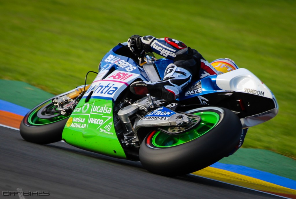 Mike prévoit de belles perspectives au sein de l'équipe Avintia MotoGP pour la saison 2014. (Photo : Thomas/OffBikes).