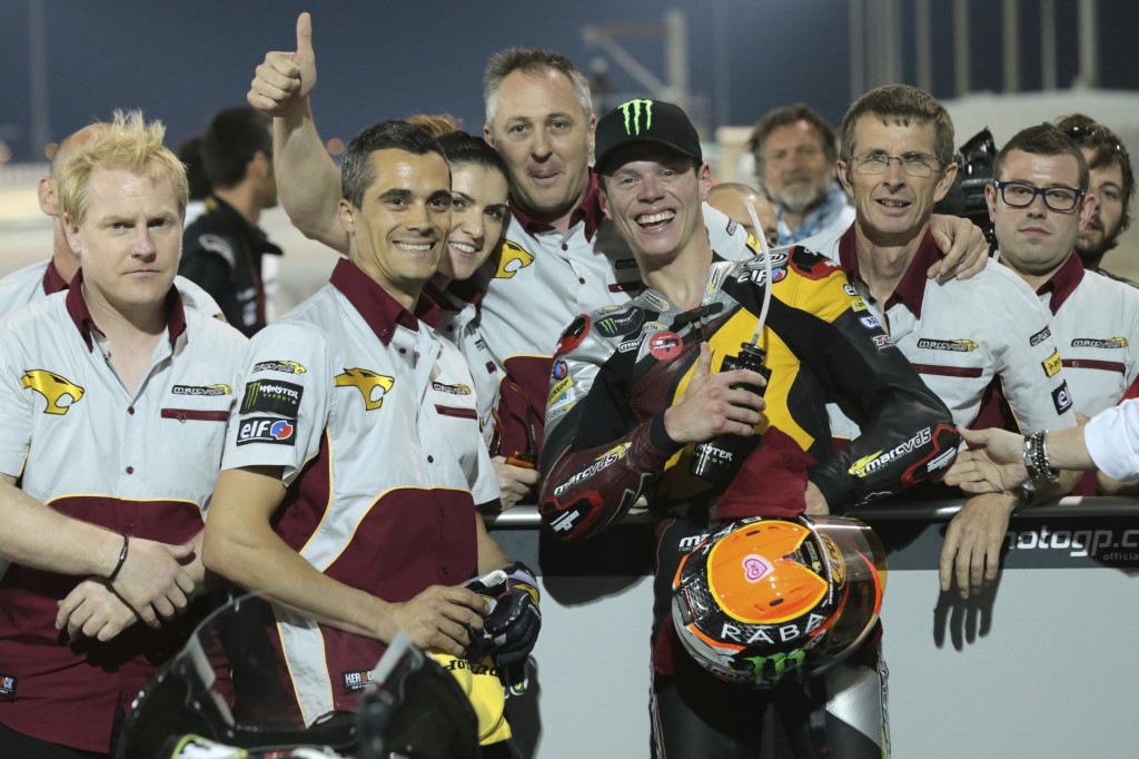 Première course et première victoire pour Tito Rabat, légitime favori pour le titre. (Photo : Marc VDS)