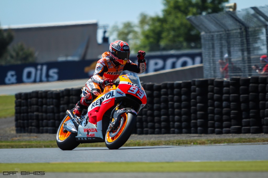 Marc Marquez aligne les victoires et s'échappe au classement provisoire du  championnat du monde. (Photo: Tom/OffBikes)