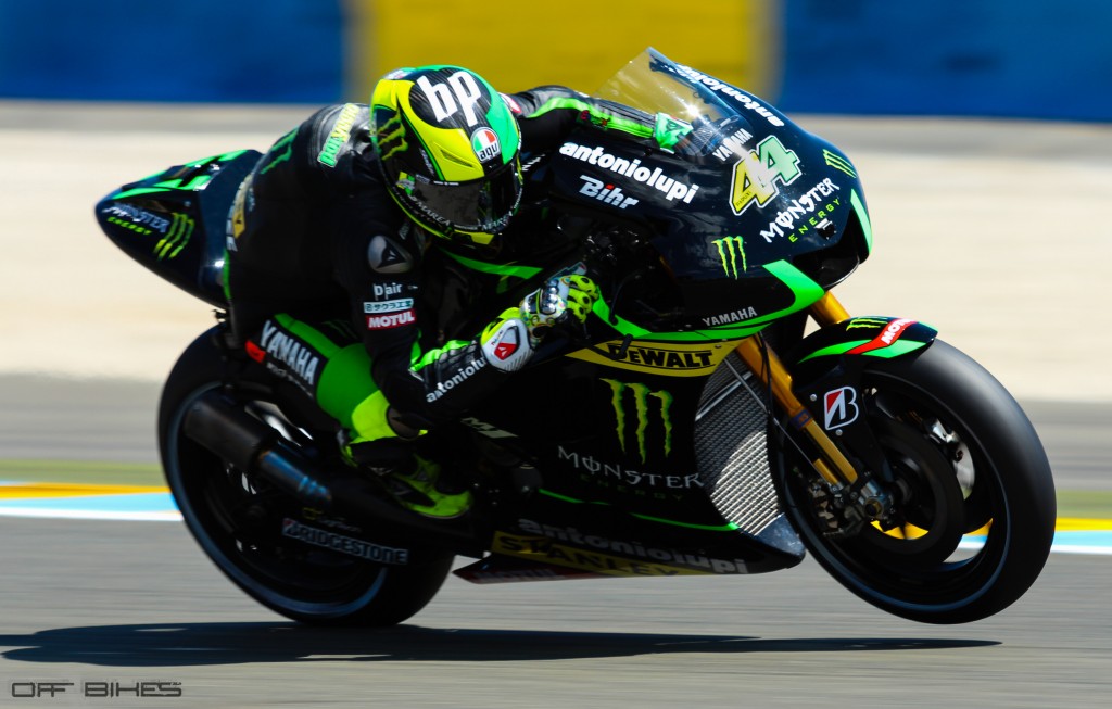 Après 2ème place à l'issue des qualifications, Pol Espargaro termine deuxième pilote Yamaha en course (4ème au général). (Photo : Thomas/OffBike)