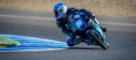 Romano Fenati en séance libre sur le tracé de Jerez. (Photo : ©OffBikes)