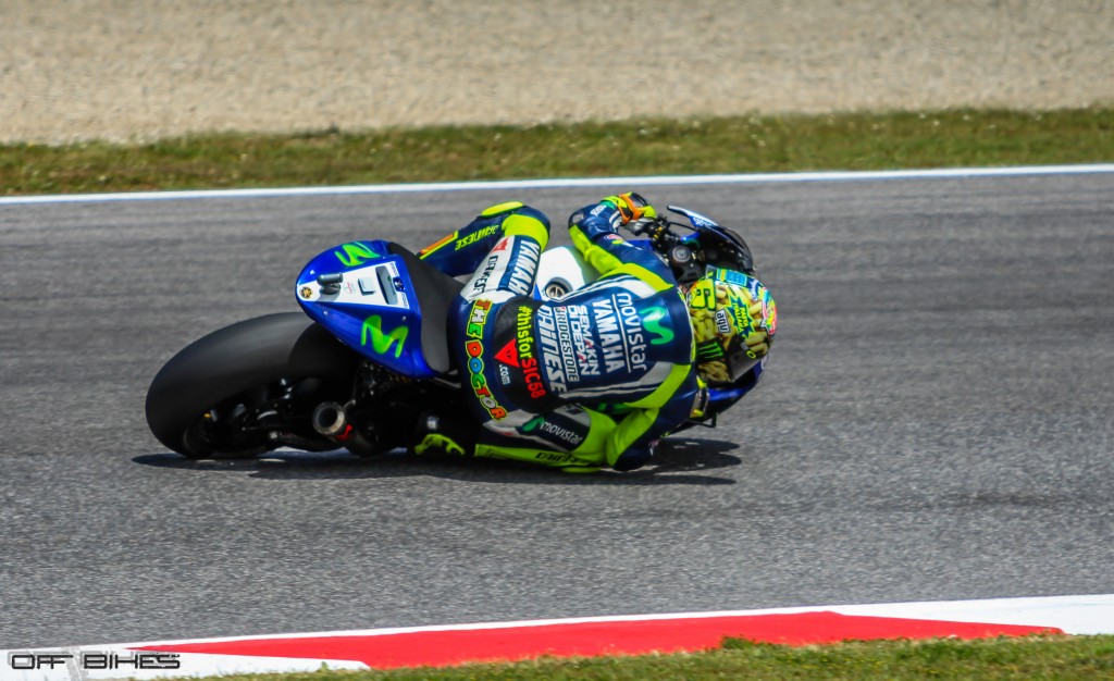 Valentino Rossi monte sur le podium à domicile pour la 300ème course de sa carrière. (Photo : ©OffBikes)