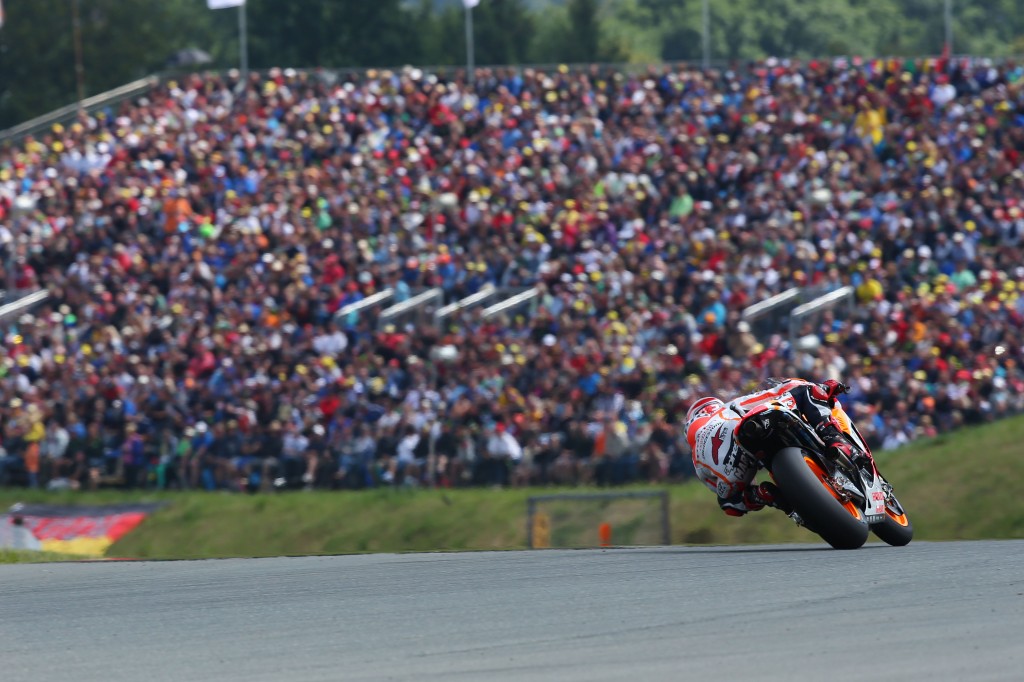 Marc Marquez, 9 victoires et seul au monde. (Photo : Honda Repsol) 