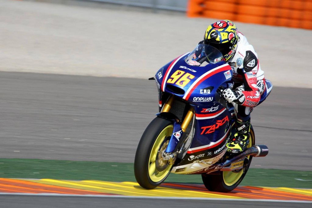 Louis Rossi lors du premier test à Valencia. (Photo : Tasca Racing)