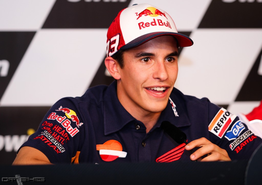 Marc Marquez roulera demain matin et prendre une décision pour le reste du week-end. (Photo : OffBikes)