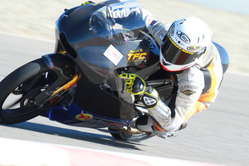 Enzo De Le Vega au guidon de l'Alerion GP. (Photo : Enzo De la Vega)