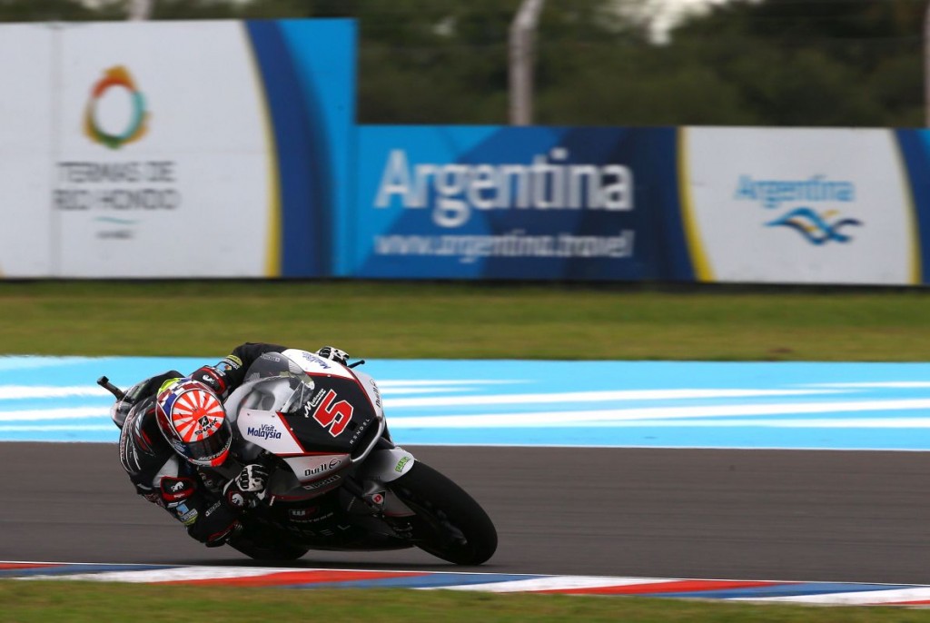 Johann Zarco signe sa 2ème pole en Moto2, la première cette saison. (Photo : Ajo)