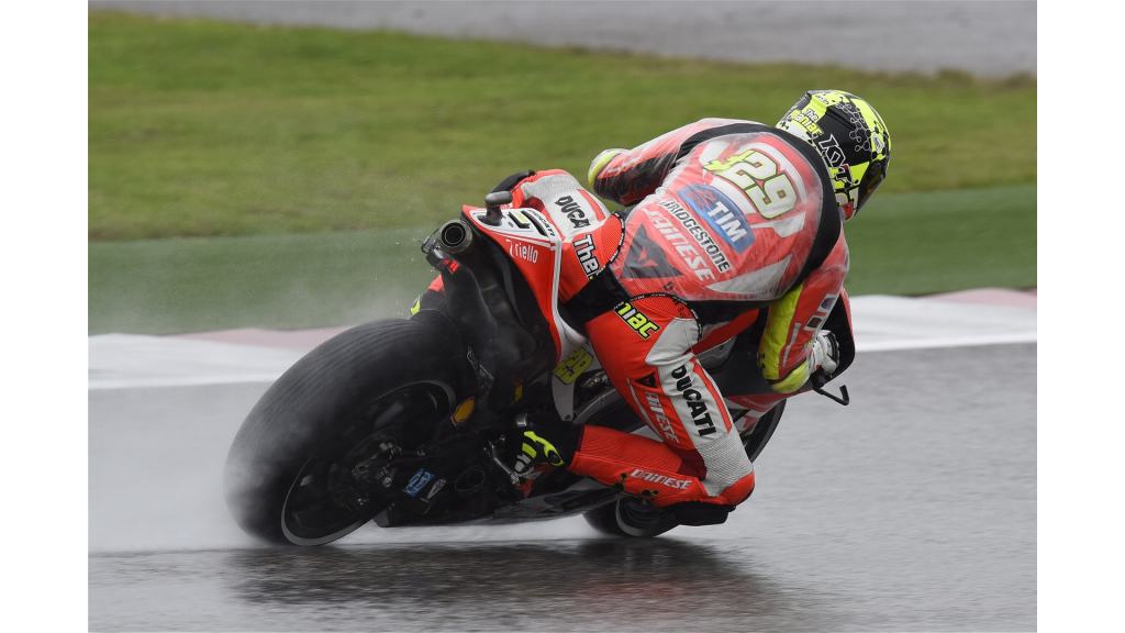 Andrea Iannone, sur le podium au Qatar, devra passer par la Q1. (Photo : Ducati)