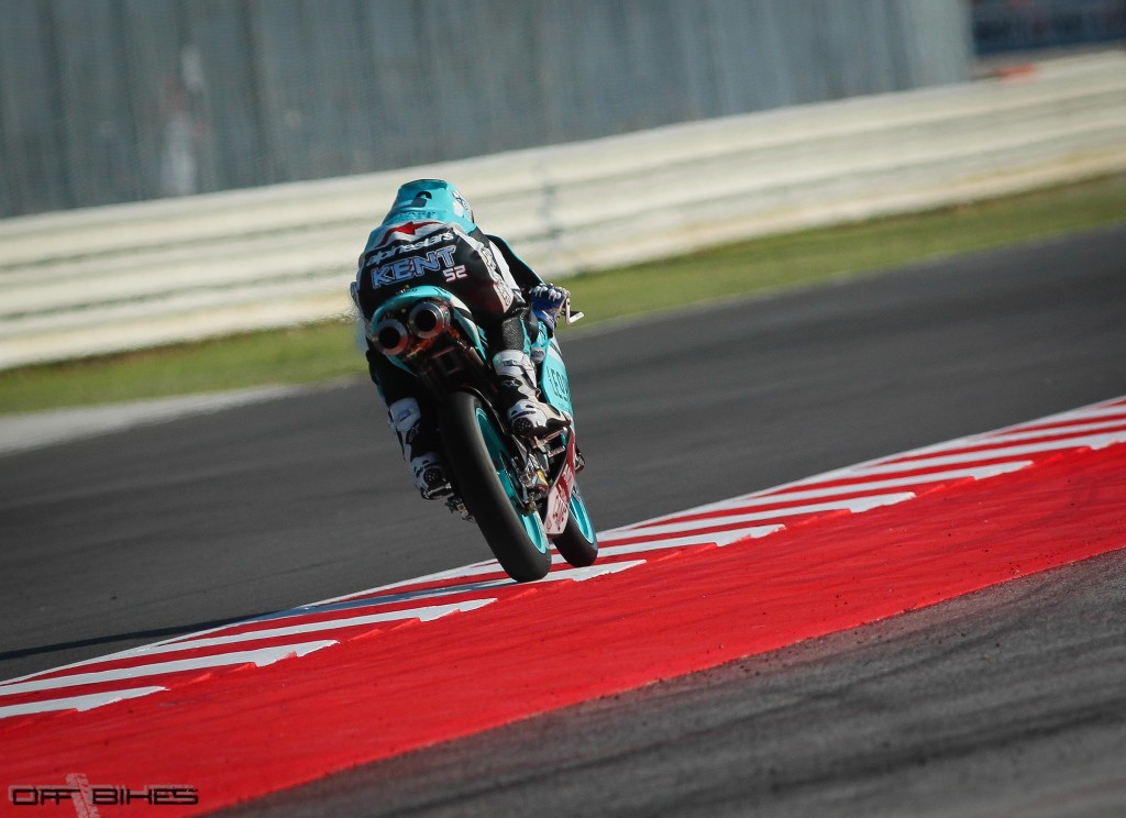 Danny Kent tient tête aux Italiens sur leurs terres. 