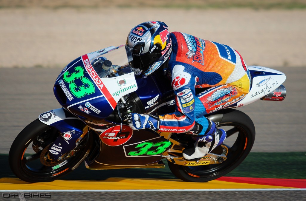 Enea Bastianini en tête du vendredi au MotorLand. 