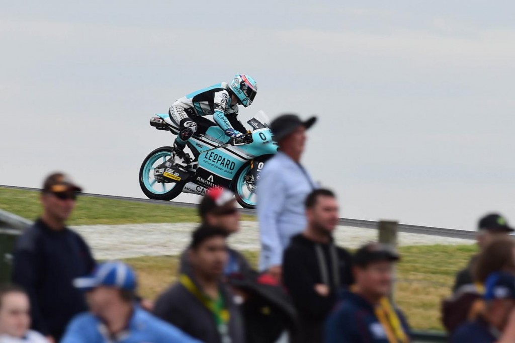 Danny Kent signe une nouvelle pole position cette saison (Photo : Leopard)