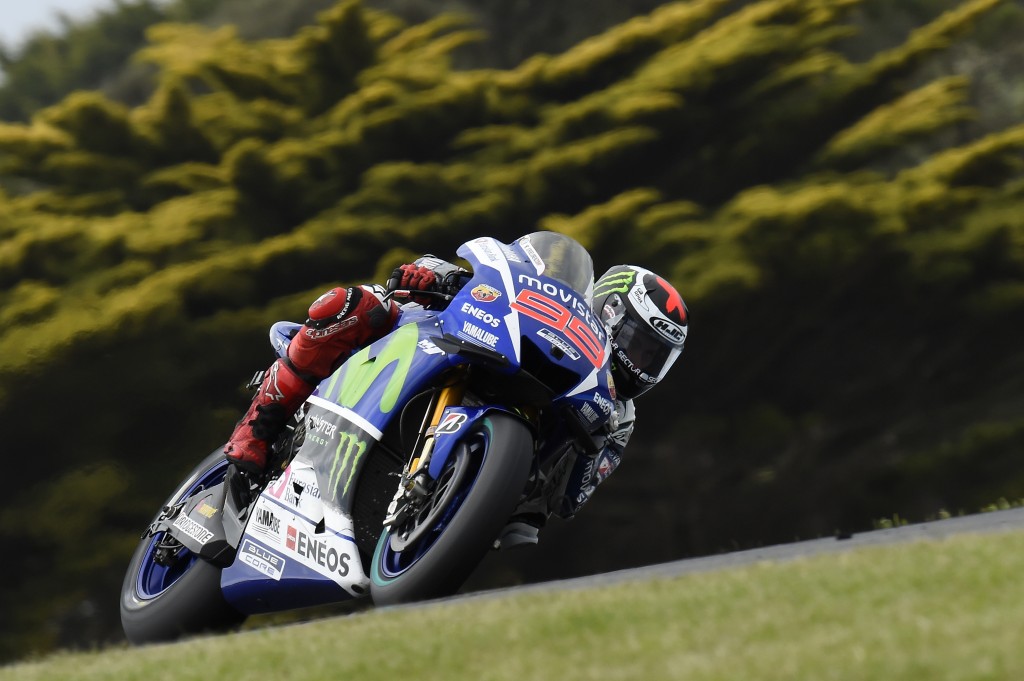 Jorge Lorenzo marque de précieux points et revient à 11 points de Valentino Rossi. (Photo : Yamaha)