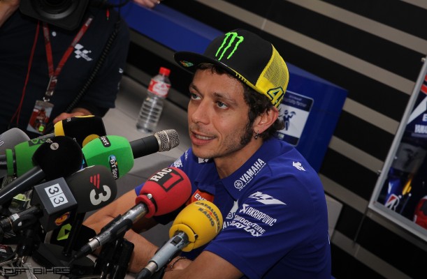 Valentino Rossi s'élancera dernier sur la grille dimanche. 