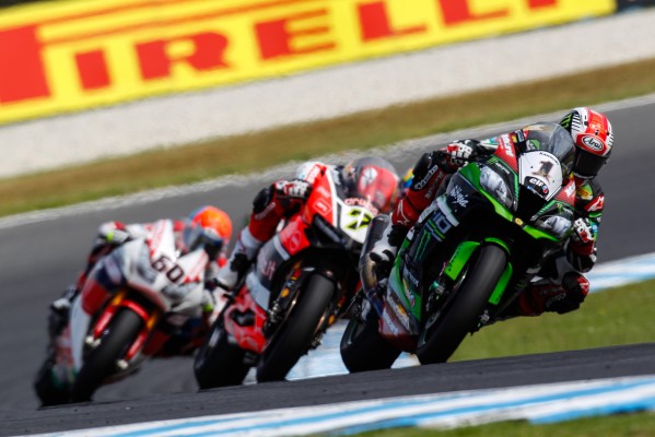 Jonathan Rea, indétrônable sur les terres australiennes à Phillip Island. (Crédits : WorldSBK.com)