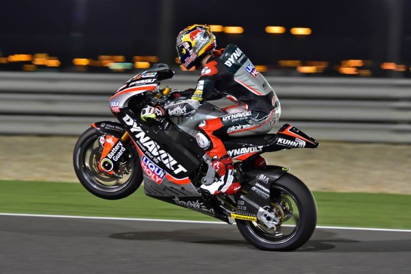 Jonas Folger en pole position au Qatar. (Photo : IntactGP)