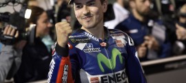 Jorge Lorenzo, en pole au Qatar. (Photo : Yamaha MotoGP)