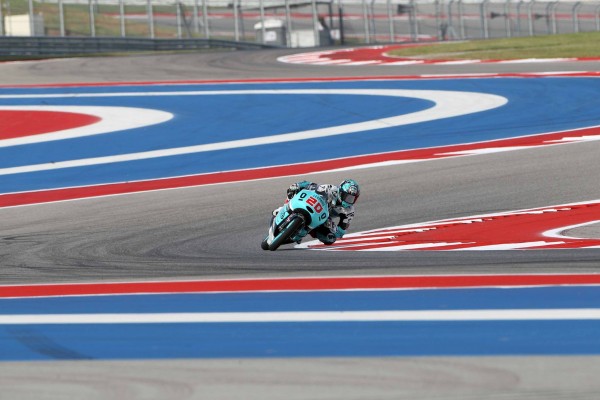 Fabio Quartararo s'impose sur le Circuit des Amériques vendredi. (Photo : Leopard)