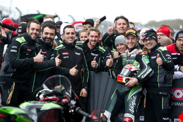 Jonathan Rea : 34e victoire en WorldSBK, à 9 victoires de Haga. (Photo : KRT)