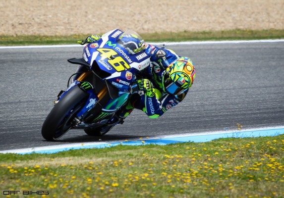 Valentino Rossi égale Jorge Lorenzo au nombre de pole position avec 62.