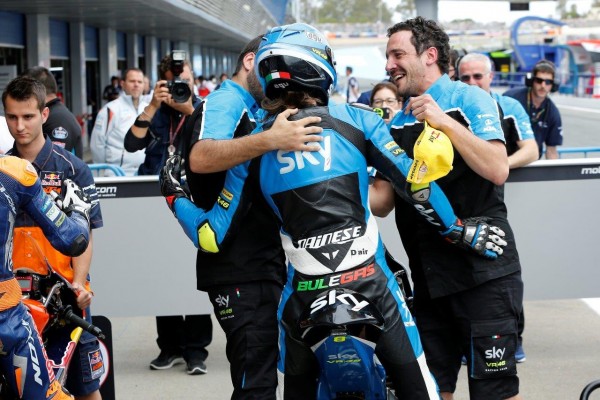 Nicolo Bulega devient un dès plus jeunes poleman de l'histoire. (Photo : VR46)