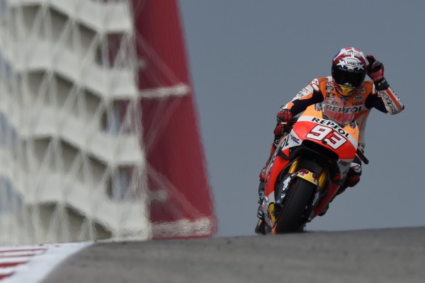 4e victoire consécutive pour Marc Marquez à Austin. Invicible aux Etats-Unis. (Photo : Honda)