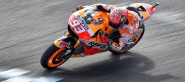 Marc Marquez pose ses marques en Argentine. (Photo : Honda Repsol)