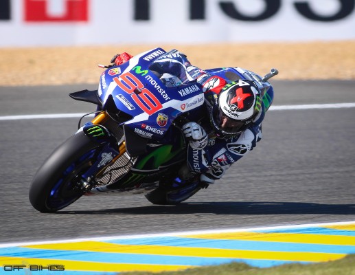 Jorge Lorenzo, le plus rapide aujourd'hui. 