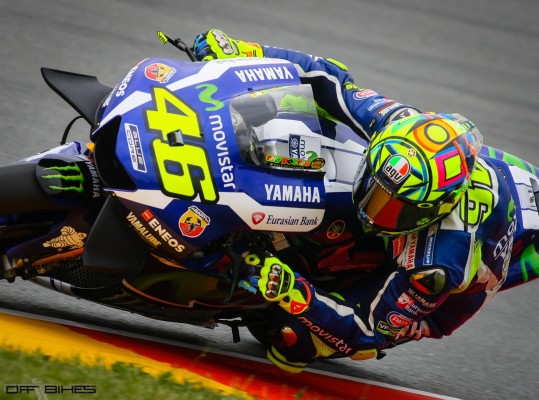 Valentino Rossi espère la même température qu'aujourd'hui dimanche. 