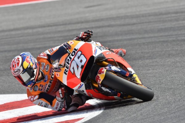 Dani Pedrosa remporte sa première victoire cette saison. (Photo : Honda Repsol)