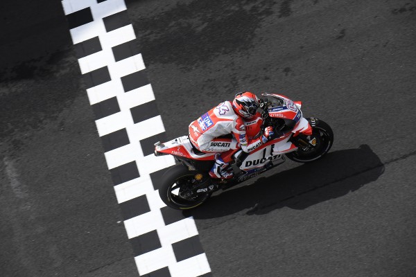 Andrea Dovizioso remporte sa deuxième victoire en MotoGP. (Photo : Ducati). 