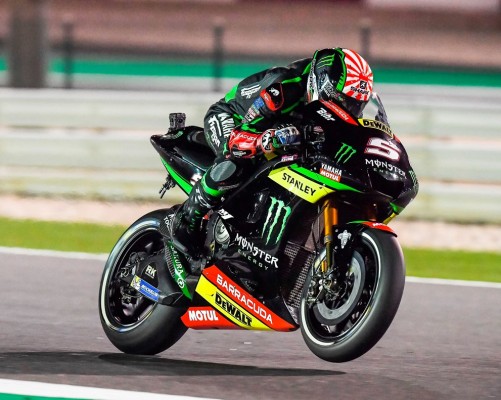 Johann Zarco en deuxième ligne de la grille de départ. (Photo : Yamaha Racing)